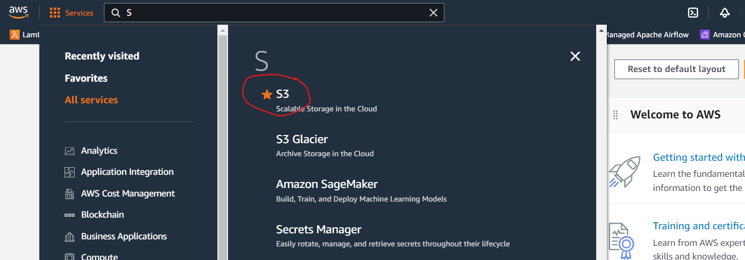 Snowflake Marketplace Step 2.2 AWS S3 Snowflake Marketplace Step 2.2