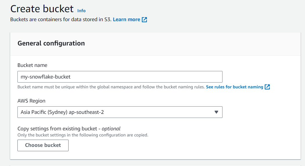 Snowflake Marketplace Step 2.4 AWS S3 Snowflake Marketplace Step 2.4 AWS S3