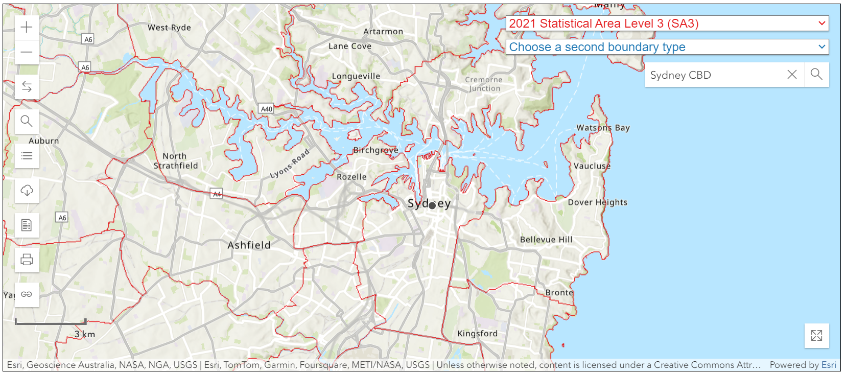 SLA3 Sydney CBD Mesh Block Changes